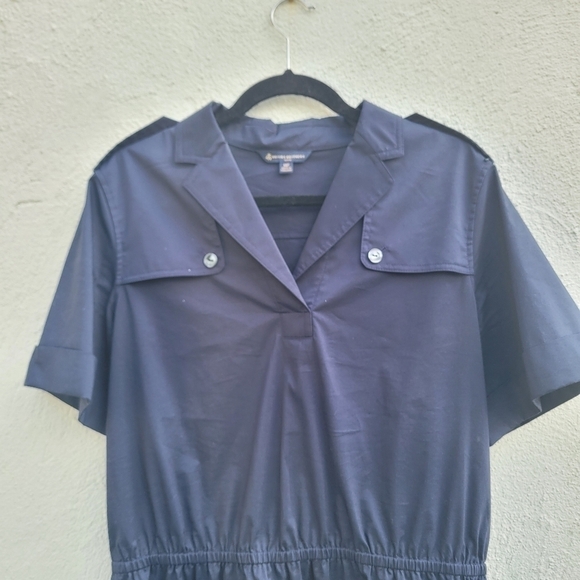 Brooks Brothers navy blue utility dress size 14P - Picture 5 of 8